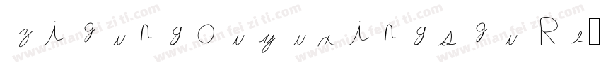 zihungouyuxingshu Re字体转换